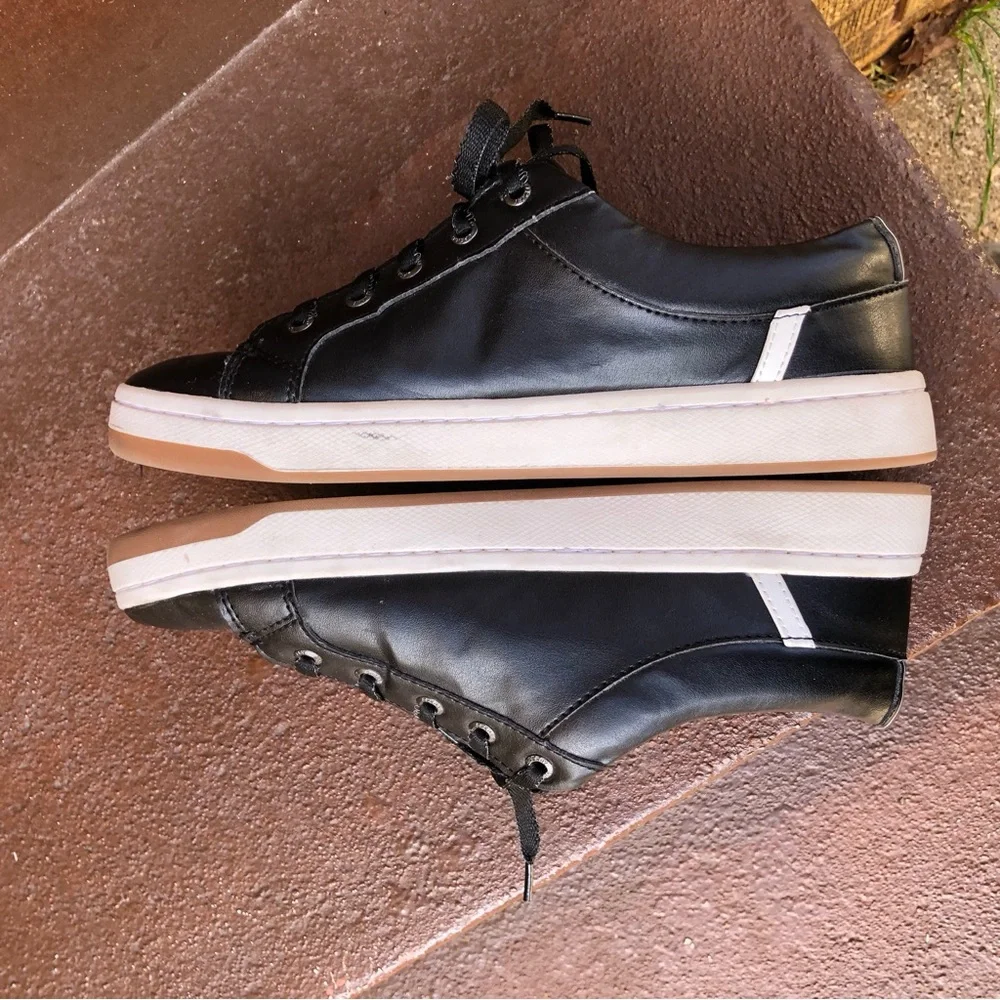 Sperry Womens Charter LTT‎ Casual Sneaker Size 8 Black Lace Up Style STS86546